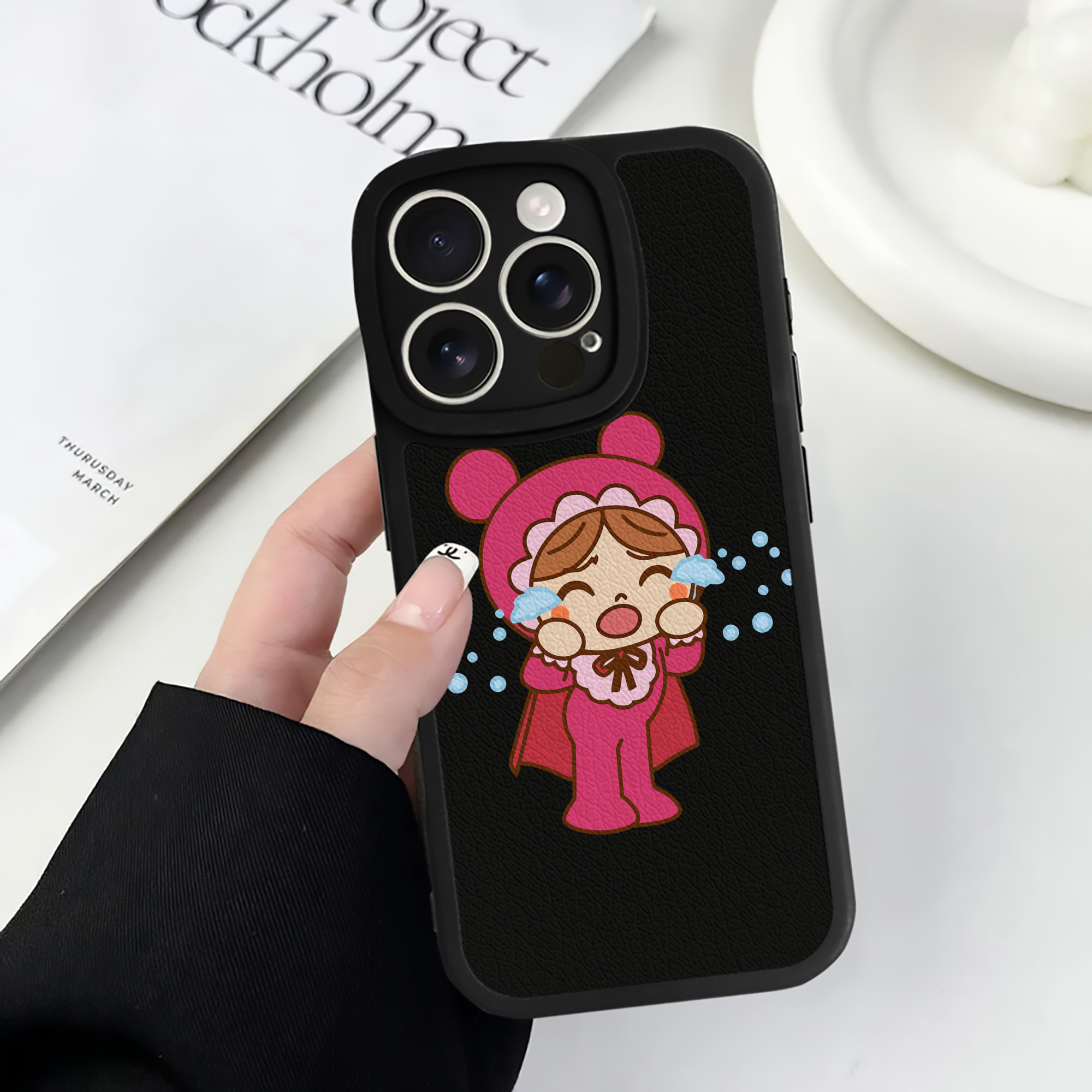 （画像用） アンパンマン Anpanman 【iPhone 16シリーズ対応】シリコンスマホケース（レザー調） 材質：シリコン